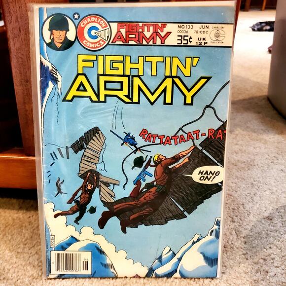 Fightin' Army #133 1978-Charlton-Don Perlin cover & story art-Douglas MacArt... - Picture 1 of 3